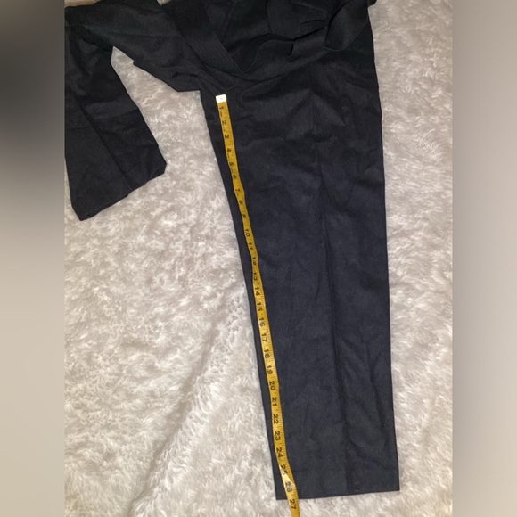 Wilfred Aritzia Jallade Pant Grey Tweed Belted Trouser Wool 10 - Picture 11 of 11